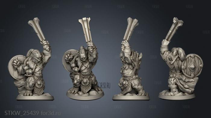 orc 3d stl модель для ЧПУ