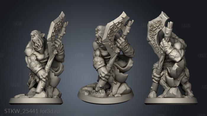 orc 3d stl модель для ЧПУ