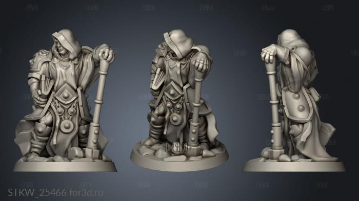 cleric male stl model for CNC