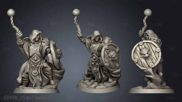 cleric male stl model for CNC