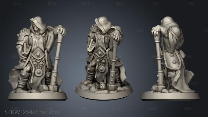 cleric male stl model for CNC