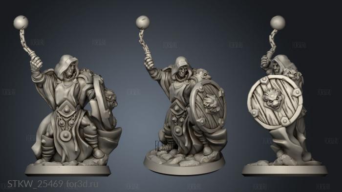 cleric male stl model for CNC