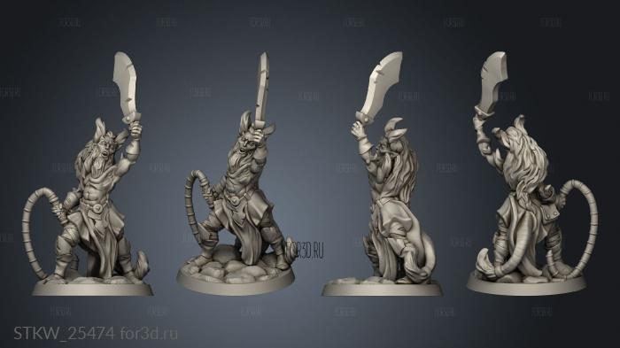 daemonkin male stl model for CNC