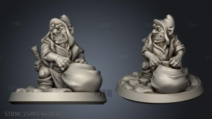 gnome male stl model for CNC