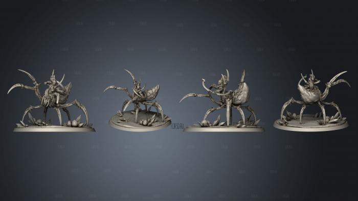 Arachnites Choosen Warrior D stl model for CNC