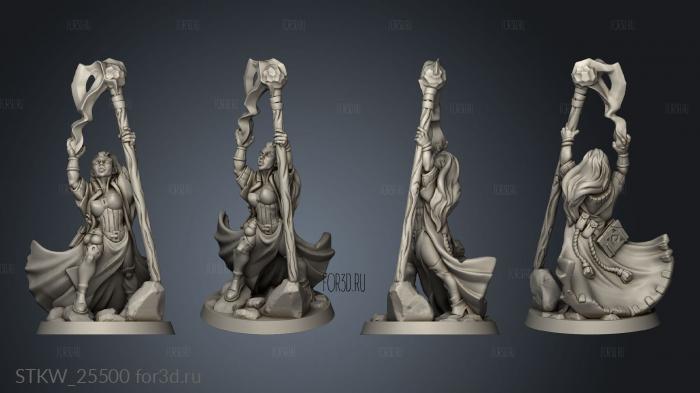 mage female 3d stl модель для ЧПУ