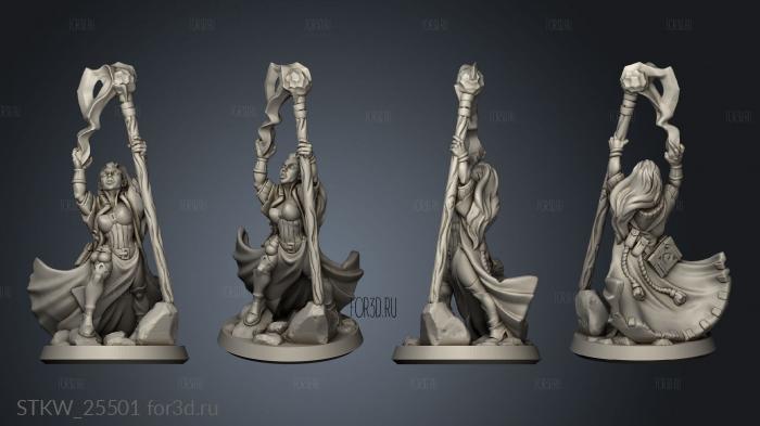 mage female stl model for CNC