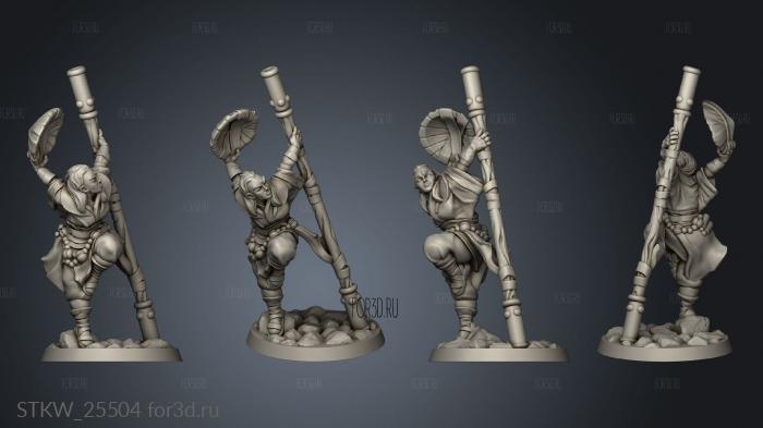 monk female 3d stl модель для ЧПУ