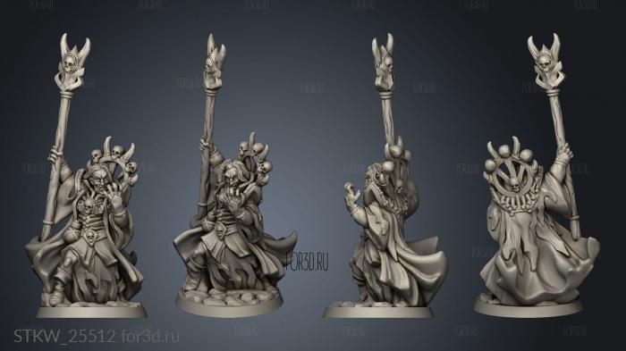 necromancer male 3d stl модель для ЧПУ