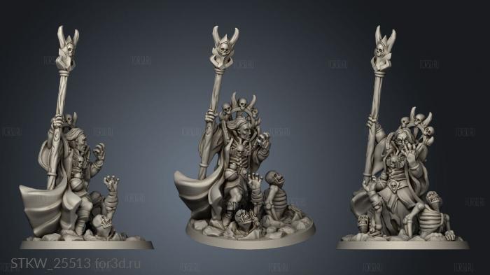 necromancer male 3d stl модель для ЧПУ