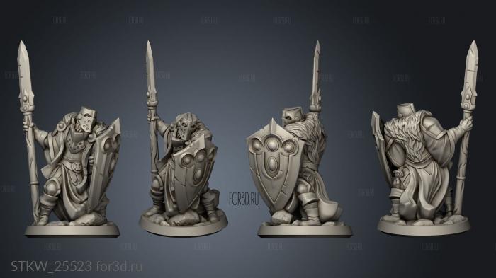 paladin male 3d stl модель для ЧПУ