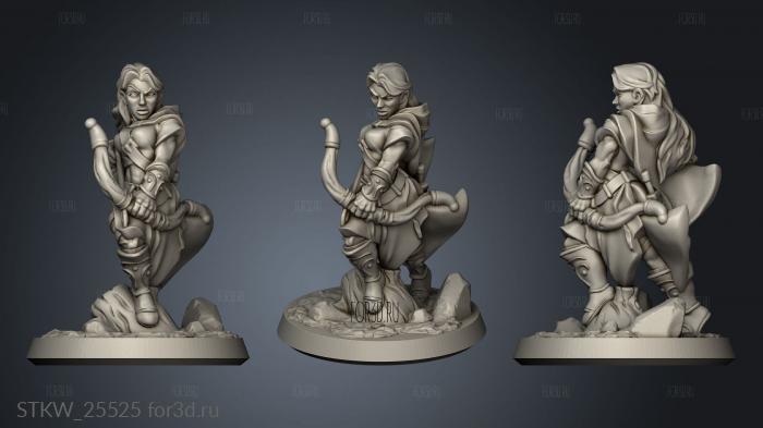 ranger female 3d stl модель для ЧПУ