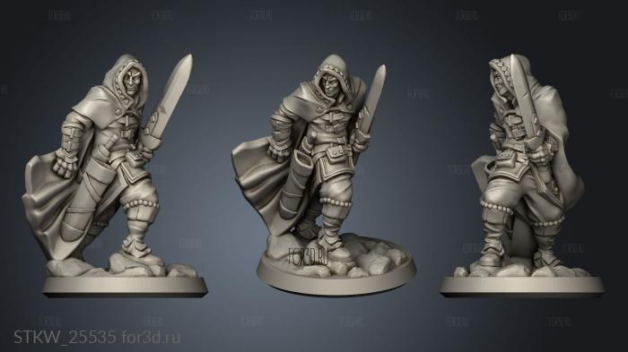 thief male stl model for CNC