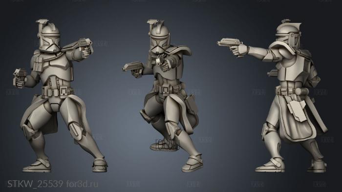 Captain Rex Phase stl model for CNC