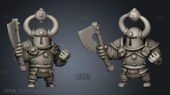 warrior 3d stl модель для ЧПУ