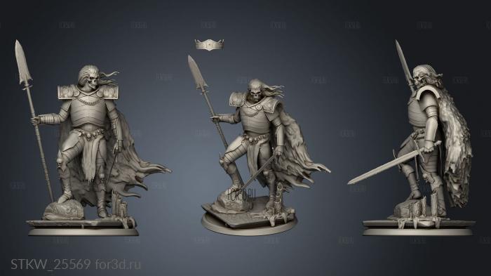 Knights dead knight 3d stl модель для ЧПУ