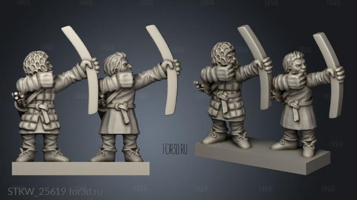 ARCHERS ROMAN SAXON STRIPE stl model for CNC