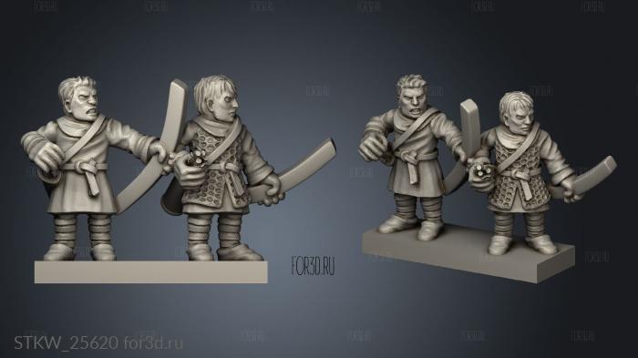 ARCHERS ROMAN SAXON STRIPE stl model for CNC