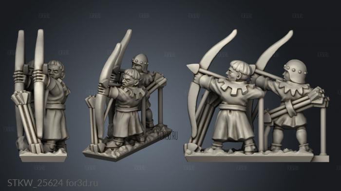 Archers stl model for CNC