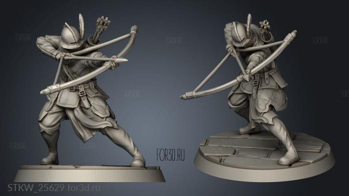 Archers the Realm Troop stl model for CNC