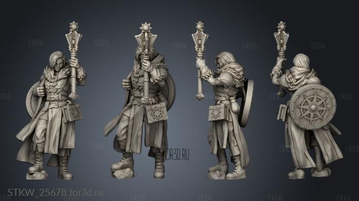 Female Mystra Cleric Scepter stl model for CNC