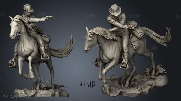 Arthur Morgan HORSEt for stl model for CNC