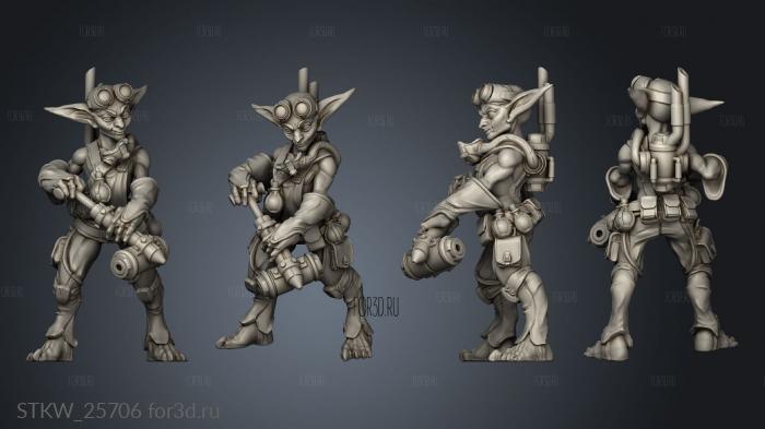 Artificers Alchemists Male Alchemist tail stl model for CNC