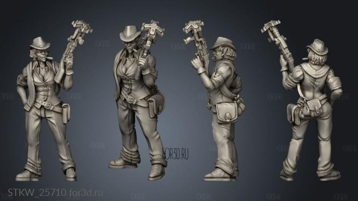 Orc Female Artillerist Protector 3d stl модель для ЧПУ