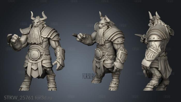 Ashes minotaur stl model for CNC