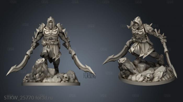 Assassin stl model for CNC