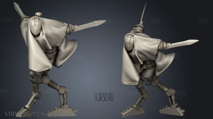 Assassin stl model for CNC