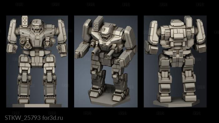 Assault Mechs Banshee BNC stl model for CNC