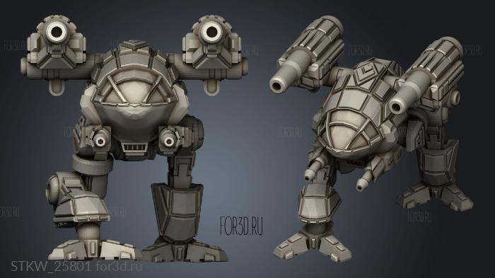 Heavy Mechs Catapult Ballista walk 3d stl модель для ЧПУ