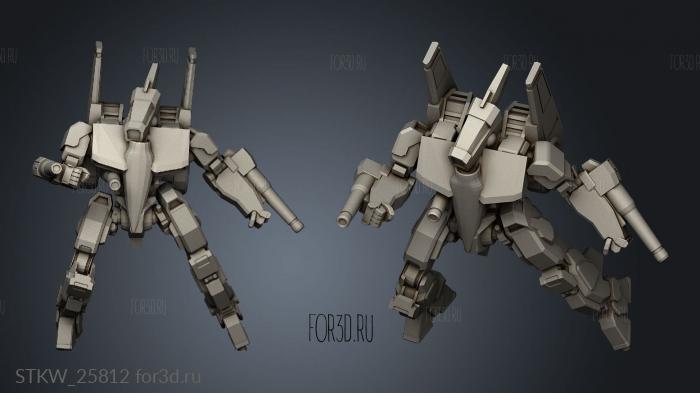 Stinger Mech stl model for CNC