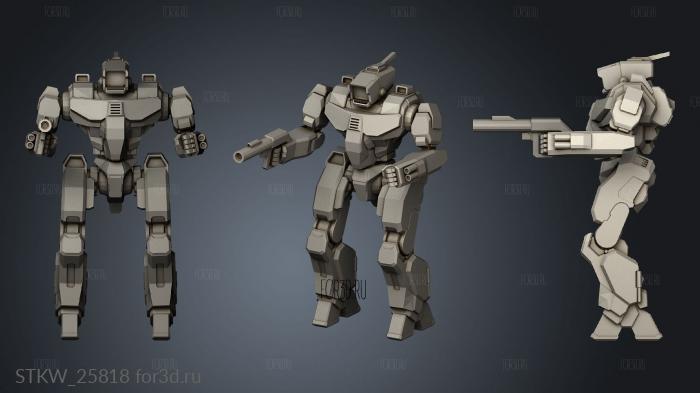 Light Mechs Stinger Cato Zilks Variants custom 3d stl модель для ЧПУ