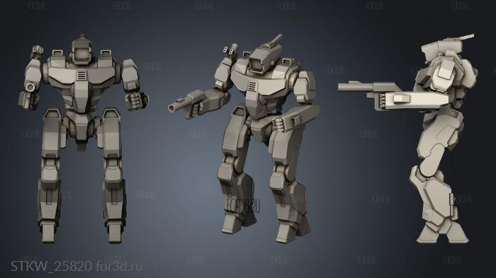 Light Mechs Stinger Cato Zilks 3d stl модель для ЧПУ