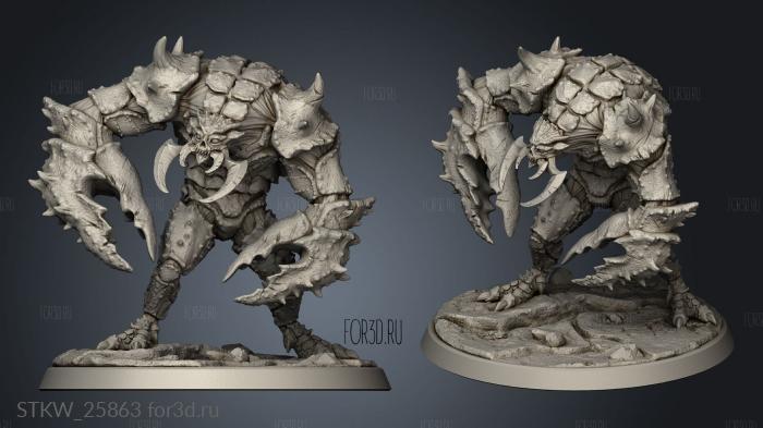 Crab Juggernaut stl model for CNC