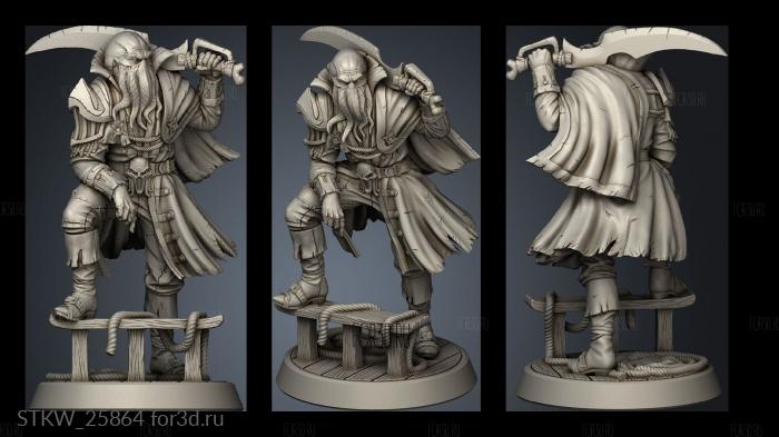 Cthulhu Folk stl model for CNC