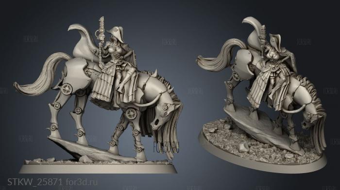 Astrid on Mechanical Horse stl model for CNC