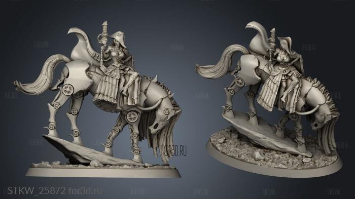 Astrid on Mechanical Horse stl model for CNC