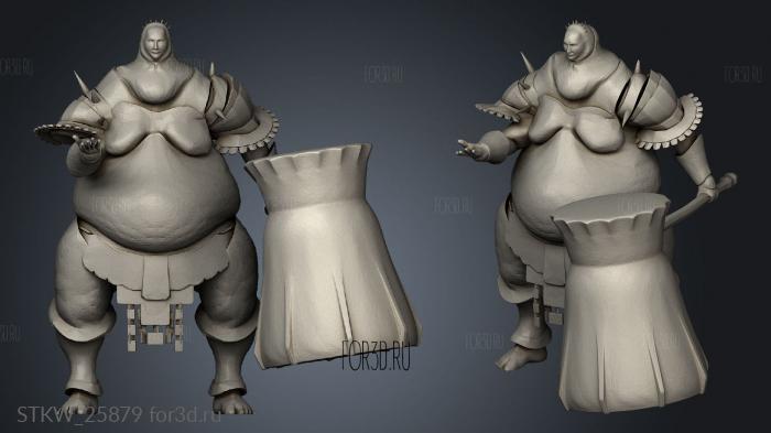 ASYLUM DEMON and Executioner Smough Dark Souls stl model for CNC