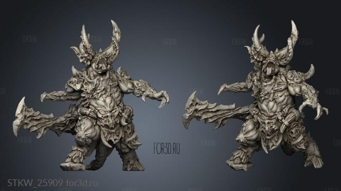 Bloodbrand Devourer stl model for CNC