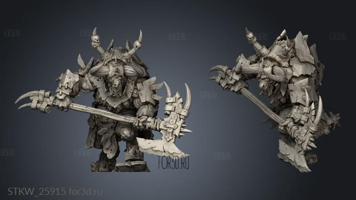 ughterhorn Chieftain 3d stl модель для ЧПУ