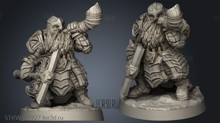 stonebreaker dwarf kervenheim horn 3d stl модель для ЧПУ