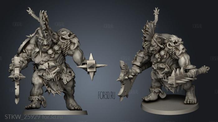 Avatars War Ogre berserker aow stl model for CNC