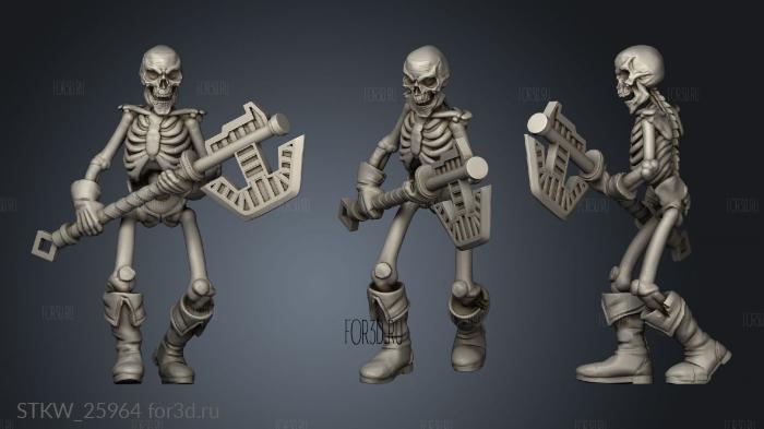 Axe Skeleboy stl model for CNC