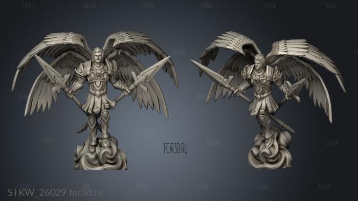 Azazel stl model for CNC