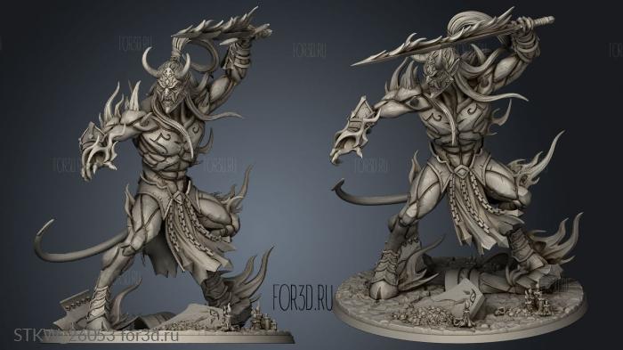 Baal the Avatar Destruction stl model for CNC