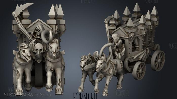 baleful carriage stl model for CNC