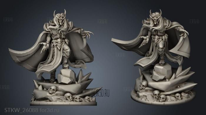 Baleful Mage stl model for CNC